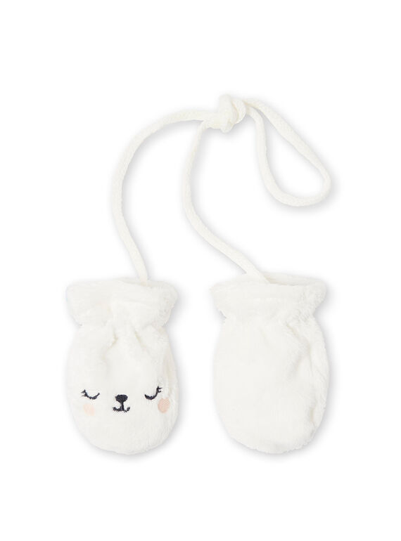 Paires de moufles layette fille KYIBOGAN / 20WI09N1GAN001